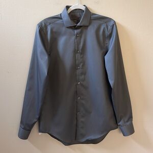 Calvin Klein Men’s 100% Cotton Slim Fit Non-Iron Dress Shirt